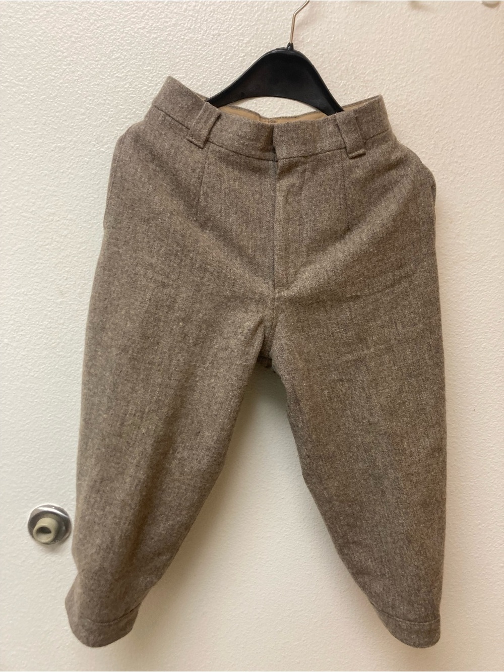 WOOLRICH WOMAN Vintage Brown Wool Cuffed Knickers (5/6)